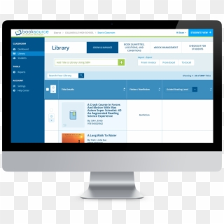 Our Newly Designed Teacher Library Provides An Easy - Computer Monitor, HD Png Download