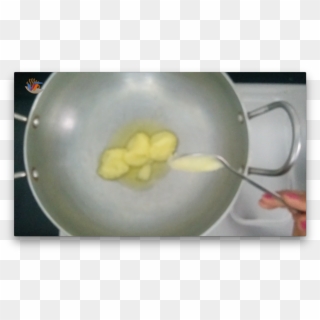 Heat A Wok On Gas Stove Now Add Ghee In It Then Fry - Cooking, HD Png Download