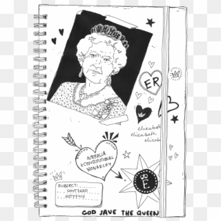 Student Monarchists Notebook Eloise Myatt - Cartoon, HD Png Download