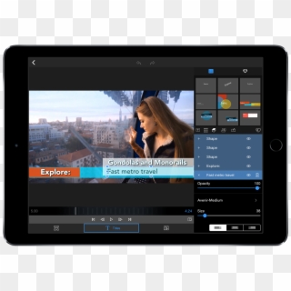 Fusion V1 Ipad Air 2 Titler - Luma Fusion App, HD Png Download