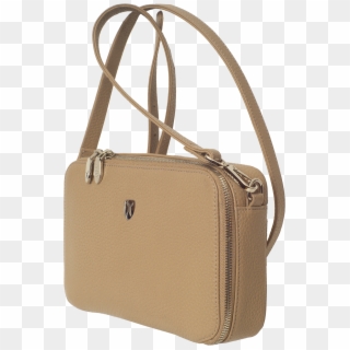 Handbag Leather Beige - Shoulder Bag, HD Png Download