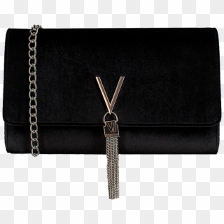 Women Black Valentino Handbags Shoulder Bag Marilyn - Valentino Pink Divina Clutch, HD Png Download