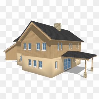 Clipart House 3d, HD Png Download