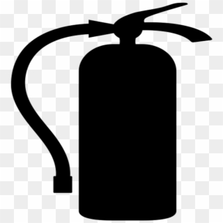 Fire - Fire Extinguisher Black And White, HD Png Download