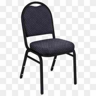 Stacking Chairs - Navy - Black Banquet Chairs, HD Png Download