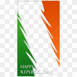 India Transparent Tricolour - Happy Republic Day Frame, HD Png Download