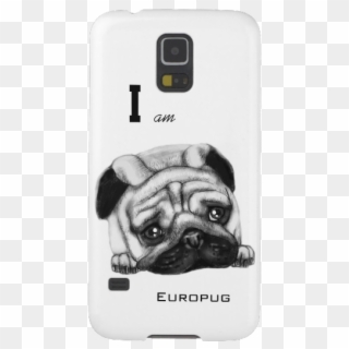 Europug The Sad Face Galaxy S5 Case - Pug, HD Png Download