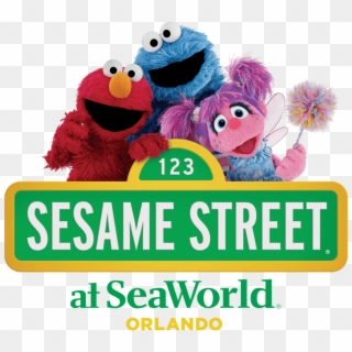 “sesame Street At Seaworld Orlando Is An Amazing Addition - Sesame Street At Seaworld Orlando Logo, HD Png Download