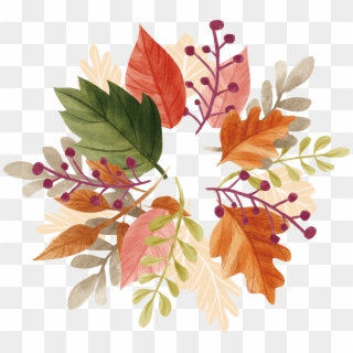 Autumn Leaf Heading - Fall Graphic, HD Png Download