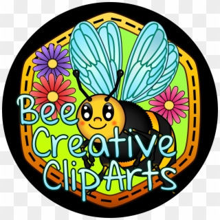 Bees Clipart Colorful, HD Png Download