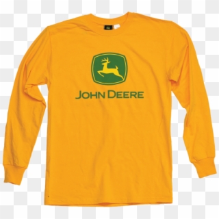 John Deere Long Sleeve T-shirt - Long-sleeved T-shirt, HD Png Download