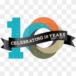10 Year Celebration Png - Design 10th Year Anniversary, Transparent Png
