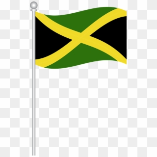 Flag Of Jamaica Flag Jamaica World - Jamaican Flag Transparent Background, HD Png Download