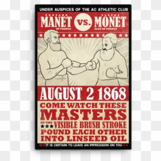 Manet Vs - Poster, HD Png Download