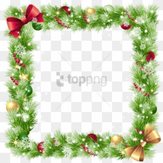 Christmas Frames Png - Transparent Christmas Border Png, Png Download