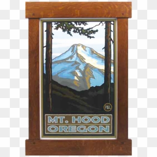 Bungalow Style Frame - Mt Hood Vintage Poster, HD Png Download