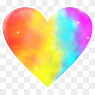 Rainbowheart Sticker - Heart, HD Png Download