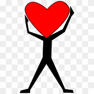 This Free Icons Png Design Of Heart Man - Clip Art Heart Person, Transparent Png