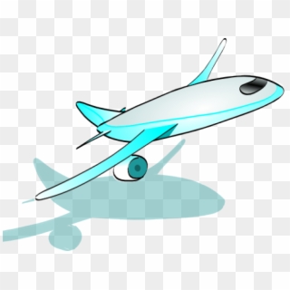 Plane Taking Off Cartoon, HD Png Download