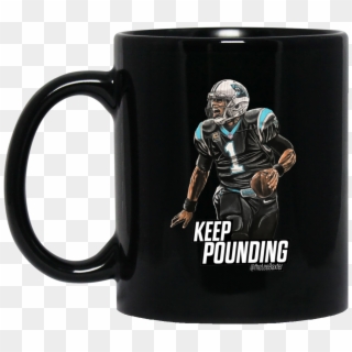 Cam Newton Keep Pounding - Beer Stein, HD Png Download