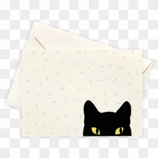 Seltzer Goods Cat Eyes Boxed Stationery Notes - Black Cat, HD Png Download