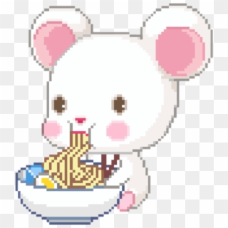 Cute Kawaii Pixel Pastel Food Teddy Rilakkuma Png Cute - Kawaii, Transparent Png
