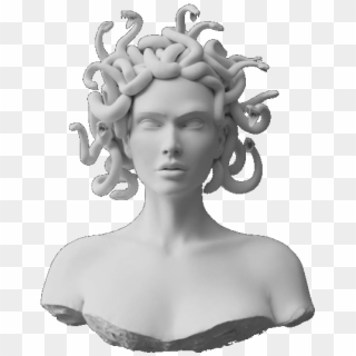 Medusa Myth, Medusa Gorgon, Medusa Snake, Medusa Drawing, - Medusa Statue, HD Png Download