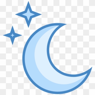 Moon And Stars Icon, HD Png Download