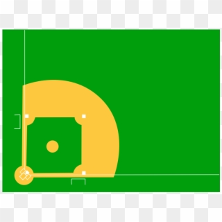 Diamond Clipart Kickball - Clipart Blank Baseball Diamond, HD Png Download