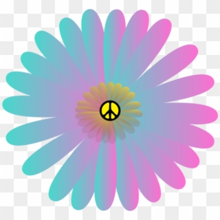 Peace Sign Flower - Png Transparent Background Cricut, Png Download