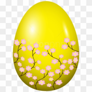 Free Png Download Easter Spring Egg Yellow Png Images - Easter Egg Yellow, Transparent Png