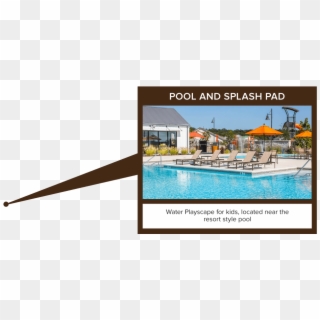 Activity Center Pool And Splash Pad - Leisure, HD Png Download