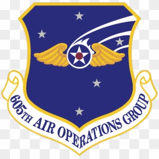 605th Air Operations Group - 12th Air Force Patch, HD Png Download