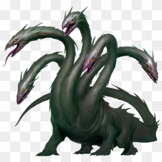 5headed Dragon - Hydra Creature Png, Transparent Png