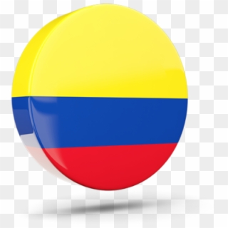 Illustration Of Flag Of Colombia - Circle, HD Png Download
