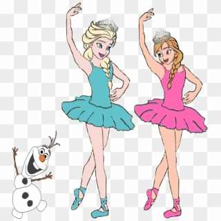 Disney Anna And - Elsa And Anna Ballerina, HD Png Download