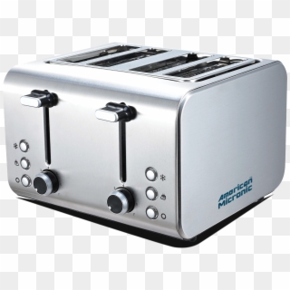 4 Slice Toaster Stainless Steel - Brödrost Jula, HD Png Download