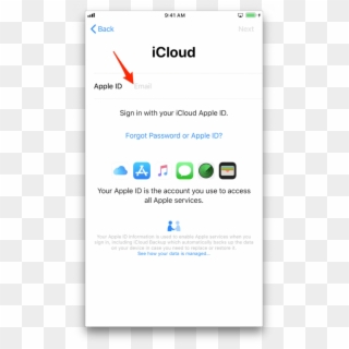 Sign-in With Your Apple Id And Password - Apple Id, HD Png Download