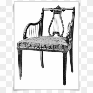 Lyre-back Chair - Chair, HD Png Download