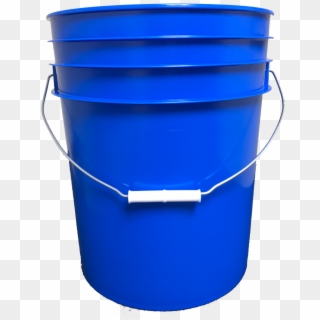 5 Gallon Round Plastic Bucket Chevron Blue - Bucket Blue, HD Png Download