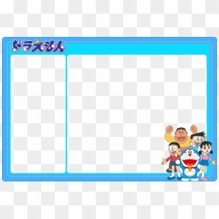 Doraemon & Friends - Doraemon Photo Frame Png, Transparent Png