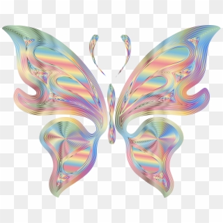 This Free Icons Png Design Of Prismatic Butterfly - Transparent Background Clip Butterfly Design Png, Png Download