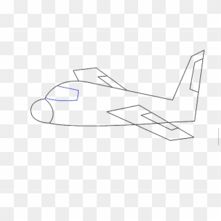 Aeroplane Drawing - Sketch, HD Png Download