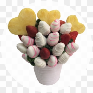 White Berry Bliss Bouquet - Buttercream, HD Png Download