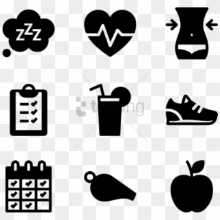 Free Png Health And Fitness Icon - Gym Icons Png, Transparent Png