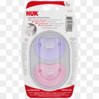 Nuk Design Shield Silicone Orthodontic Pacifier, Set, HD Png Download
