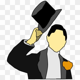 Tuxedo Tux Topper Hat Man Png Image - Greetings Clipart, Transparent Png