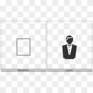 Man In Tuxedo On Various Operating Systems - Tuxedo, HD Png Download