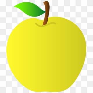 Sweet Clip Art Page Of Cute Free - Yellow Apple Clipart, HD Png Download
