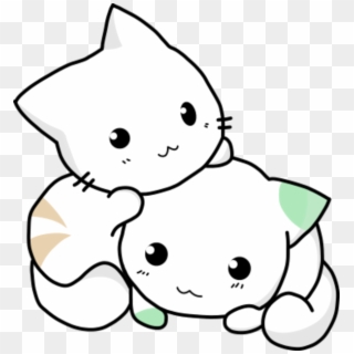 Cute Kitten Cartoons Color,kitten - Cute Kittens Clipart, HD Png Download